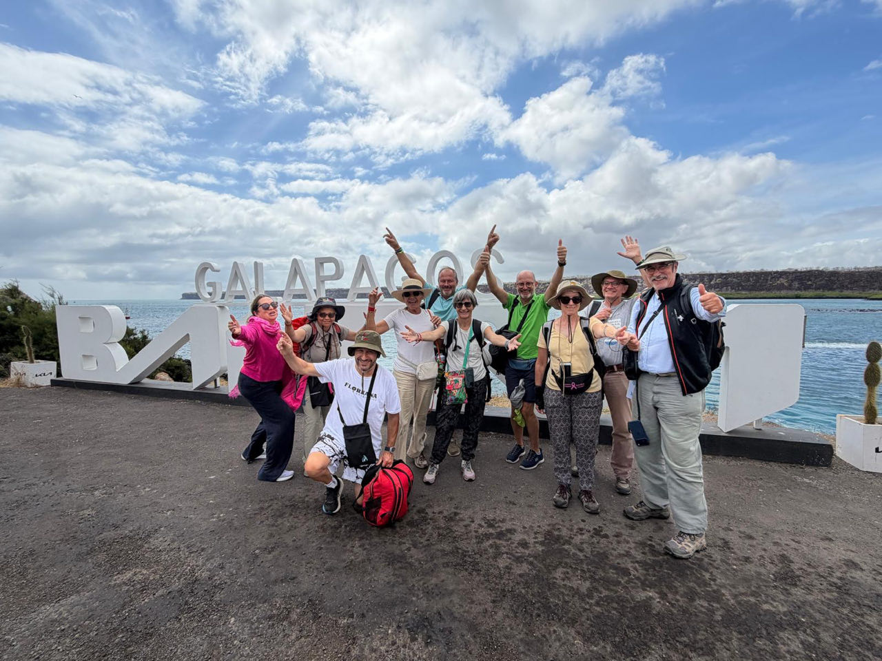 Groupe de voyageurs Voyages de Rêve aux Galápagos